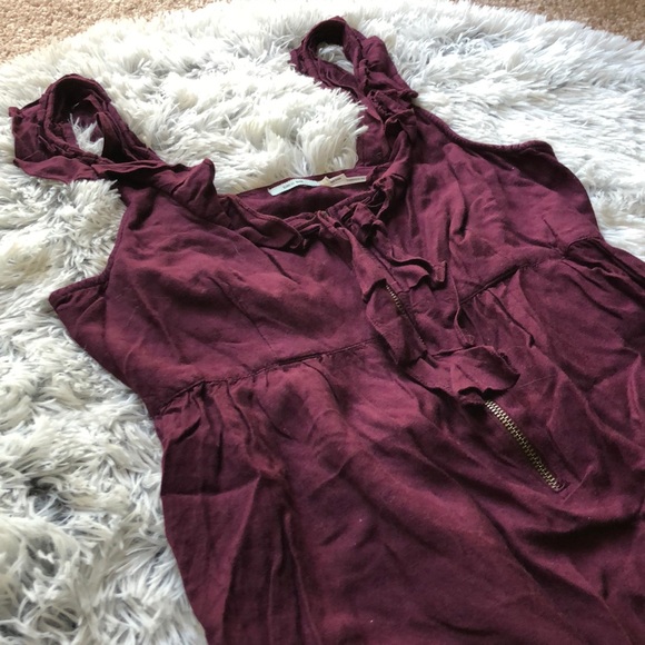 Kimchi Blue Dresses & Skirts - Kimchi Blue Maroon Rayon Dress